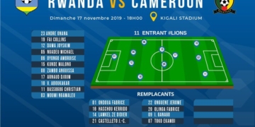 Rwanda – Cameroun : le onze de départ avec Arnaud Djoum, Aboubakar Vincent et Dawa Tchokonté