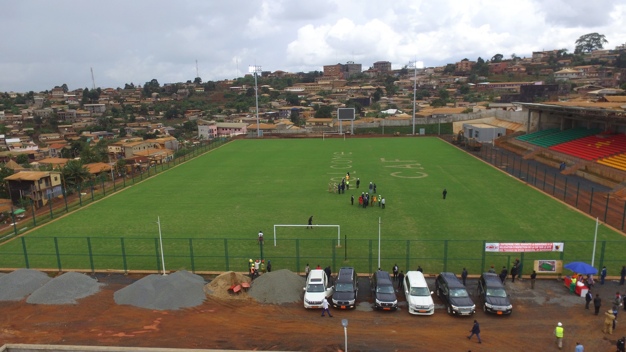 CAN 2021 : les travaux du site de Bafoussam ont bien avancé
