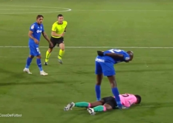 Allan Nyom vilipende Ansu Fati, du FC Barcelone, pour avoir plongé