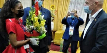 Gianni Infantino, le Président de la FIFA, en séjour au Cameroun