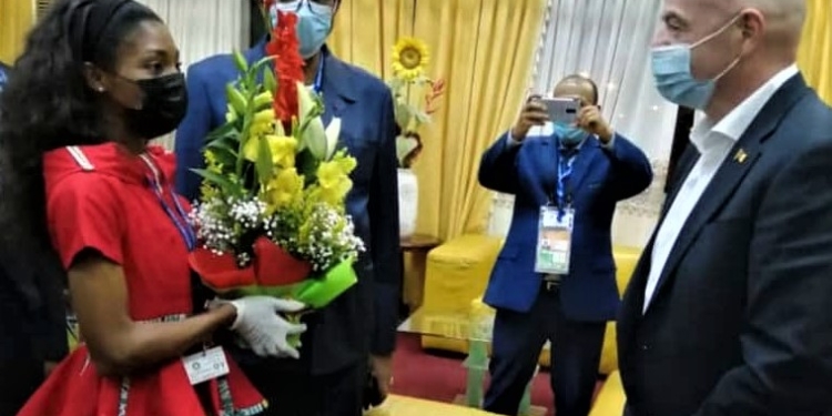 Gianni Infantino, le Président de la FIFA, en séjour au Cameroun