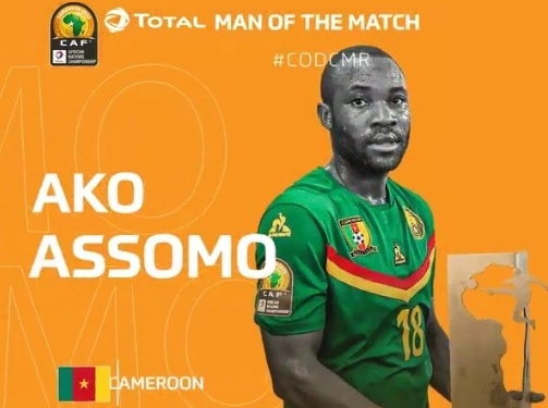 CHAN 2021 – Ako Assomo : Man of the Match de RD Congo – Cameroun