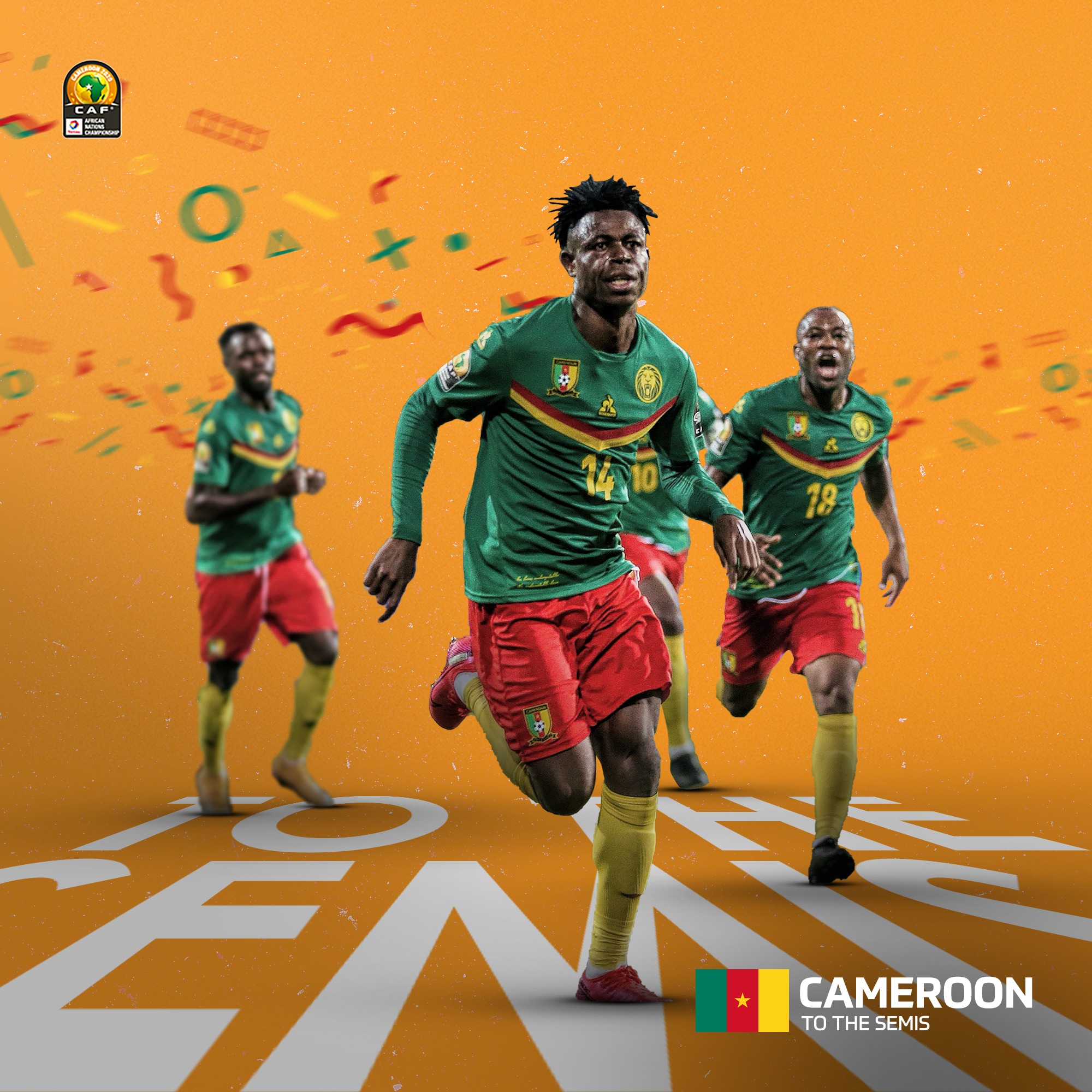 CHAN 2021 : le Cameroun se qualifie pour les demi-finales de sa compétition