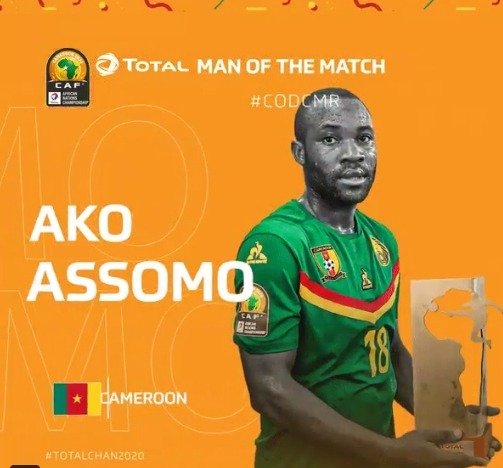 CHAN 2021 – Ako Assomo : Man of the Match de RD Congo – Cameroun