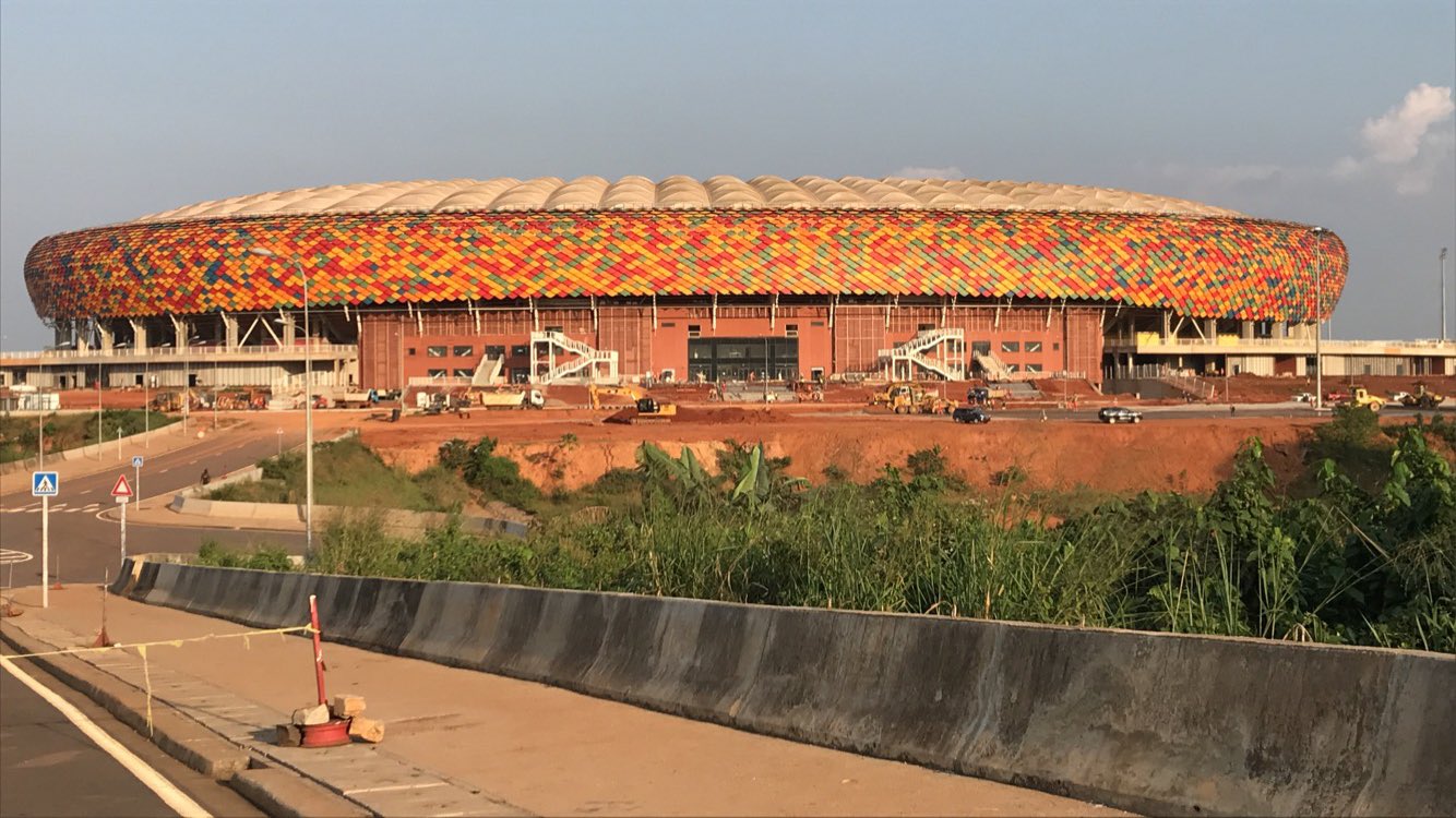 CAN 2022 : Stade d’Olembé ce vendredi en images