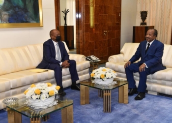 CAN 2021 : Paul Biya a bien reçu le Président de la CAF qu&rsquo;accompagnait Samuel Eto&rsquo;o