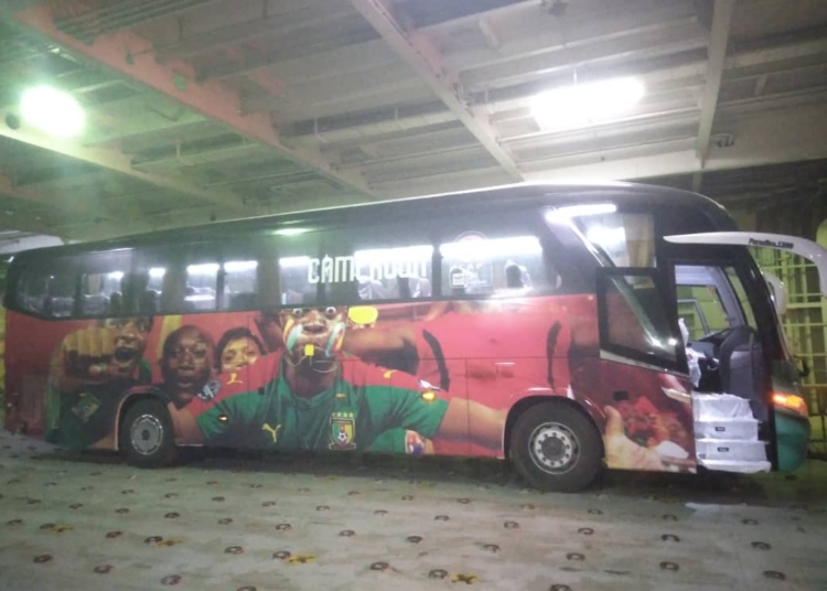 CAN 2021 : le bus du Cameroun crée la polémique