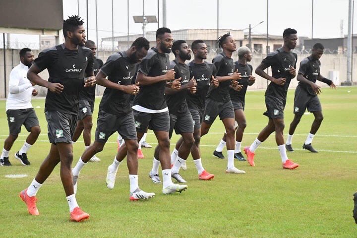 CAN 2021 : première séance d’entraînement de la Côte d’Ivoire