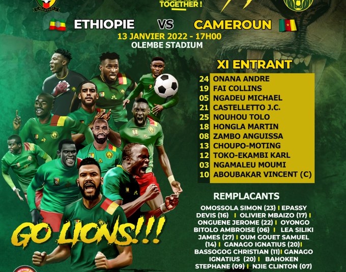 Cameroun – Éthiopie : les meilleurs moments du match en video