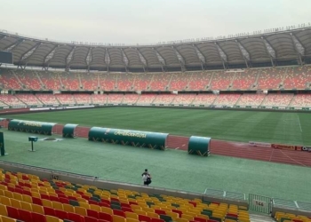 CAN 2021 : la pelouse de Japoma a fait peau neuve