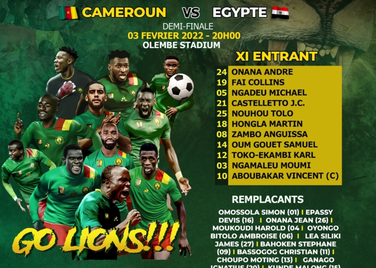 CAN 2021, Cameroun – Egypte : le onze de départ inchangé