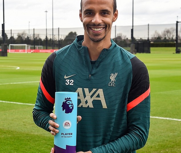 Angleterre : Joel Matip élu joueur du mois de février