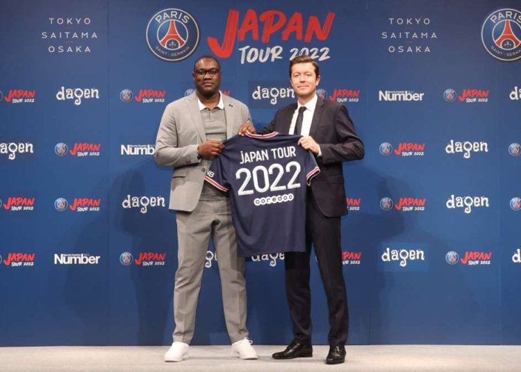 PSG : Patrick Mboma ambassadeur du Japon Tour