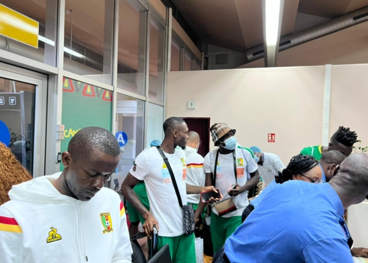 Tanière : les Lions rencontrent les familles des victimes du drame d’Olembe