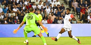 Enzo Tchato s'exprime sur son premier but en Ligue 1 face au PSG