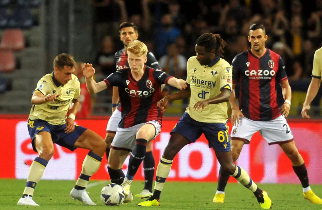 Italie : Hongla, Tameze et Hellas Verona jouent le nul à Bologna