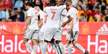 La Suisse bat l'Espagne à Saragosse