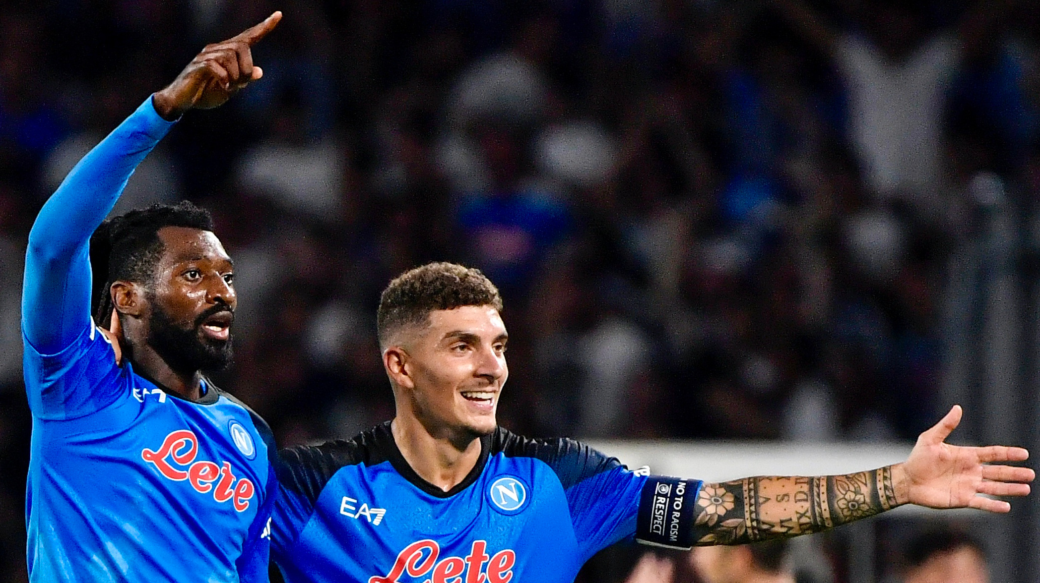 Napoli - Liverpool: le match de Zambo Anguissa