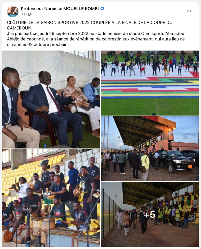 La Fécafoot de Samuel Eto'o revendique le succès populaire de la finale de la Coupe du Cameroun