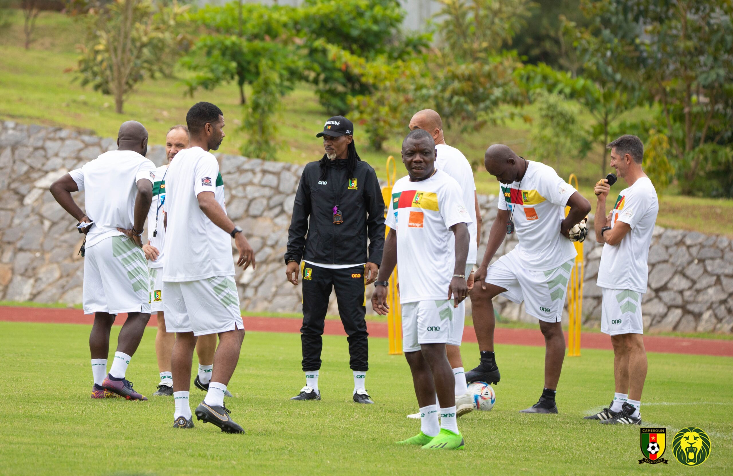 Rigobert Song et son staff ont lancé le stage pour les Lions