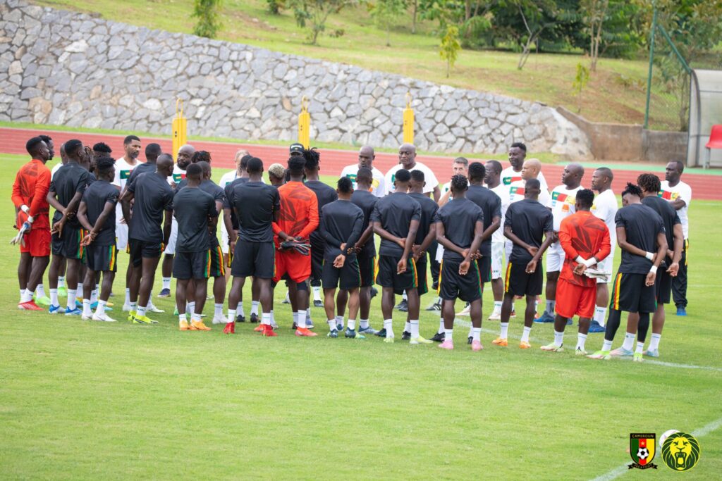 Rigobert Song et son staff ont lancé le stage pour les Lions