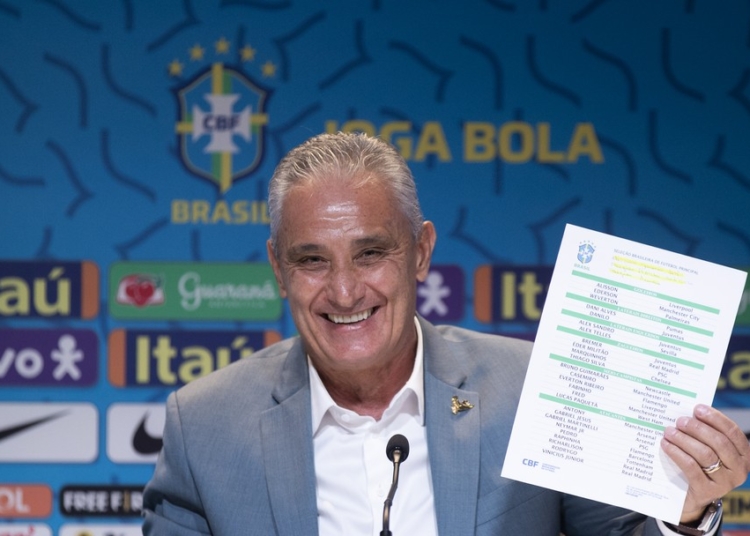 Brésil: les 26 de Tite pour battre le Cameroun et remporter la coupe