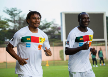 Aboubakar, Tawamba, Epassy, trois Lions au stage des locaux