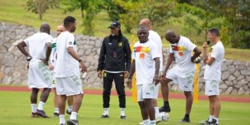 Rigobert Song et son staff ont lancé le stage pour les Lions