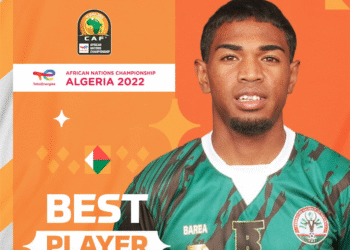 CHAN 2023&nbsp;: le Malgache Razafindranaivo meilleur joueur du 1er tour
