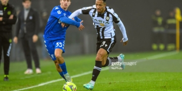 Serie A&nbsp;: Ebosse et Udinese freinés par Empoli