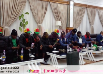 CHAN 2023: les Lions A' sont arrivés à Oran