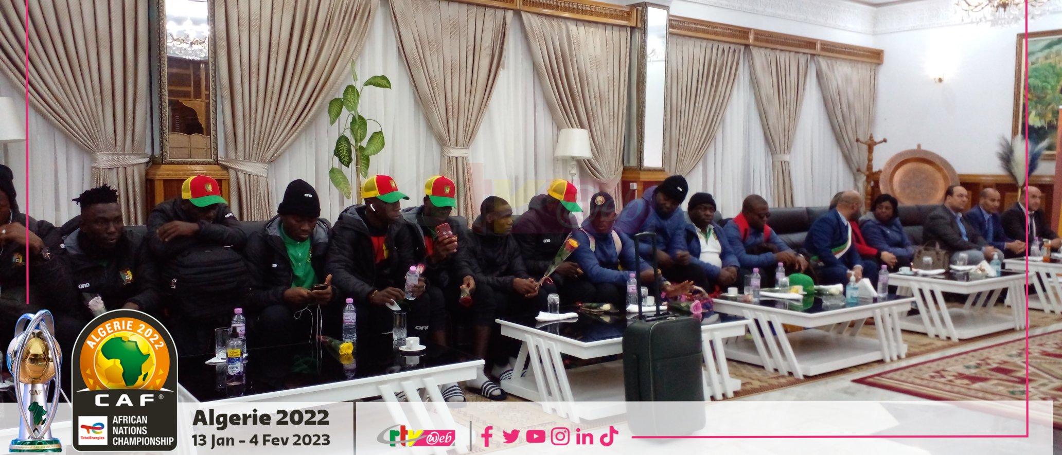 CHAN 2023: les Lions A' sont arrivés à Oran