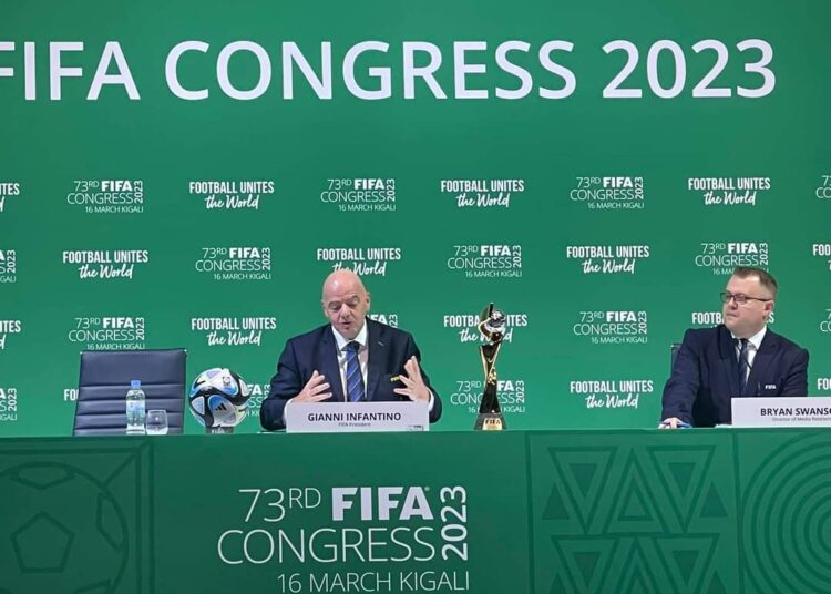 Gianni Infantino couronné à la tête de la FIFA