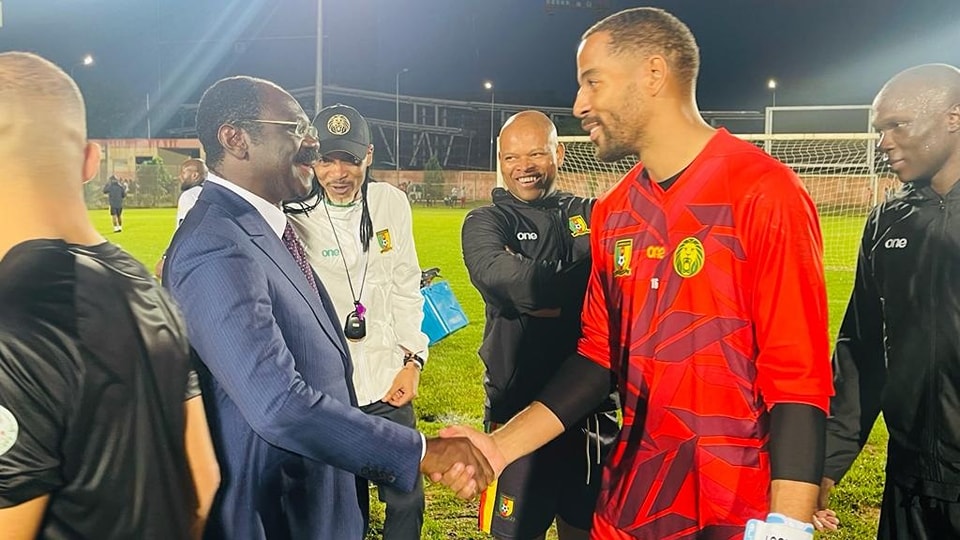 Le ministre Mouelle Kombi a la joie au coeur