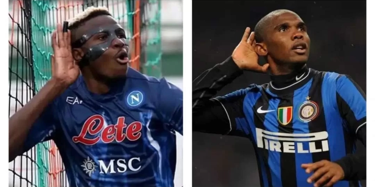 Victor Osihmen bat un record de Samuel Eto’o