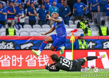 Chine : Christian Bassogog rejoue enfin