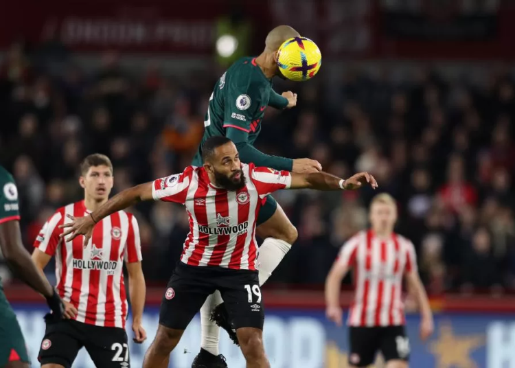 Premier League : Mbeumo voit jaune, Brentford coule à Anfield