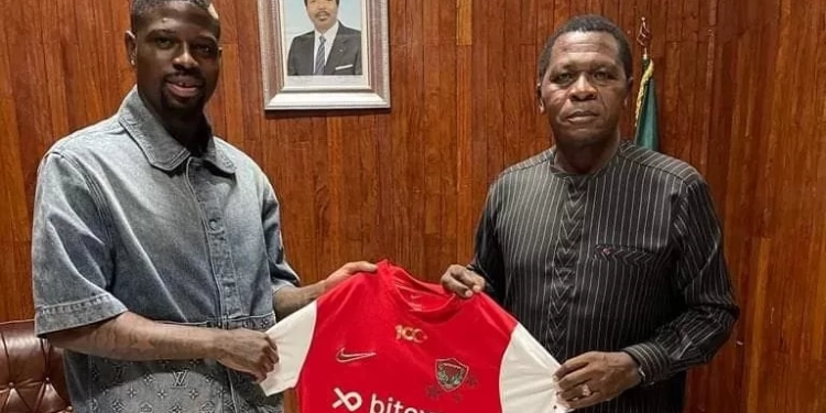 Kévin Soni reçu par Atanga Nji