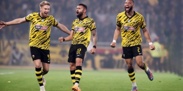 UEFA LDC : Harold Moukoudi et AEK Athènes dos au mur