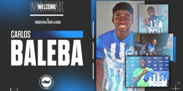 Transfert : Carlos Baleba s'engage à Brighton