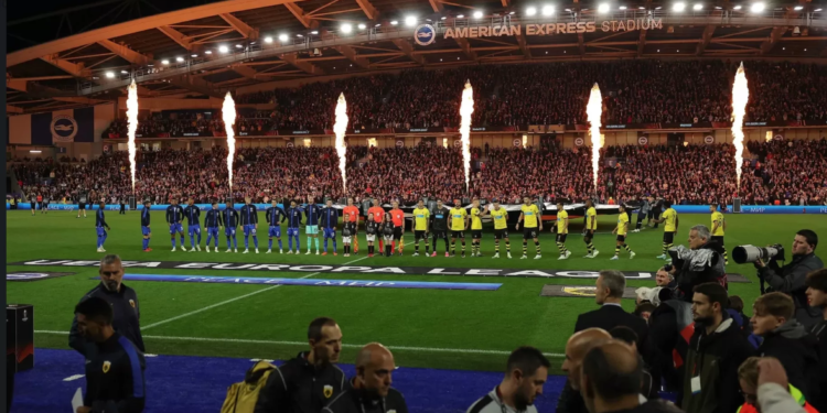 League Europa : sans Baleba, ni Moukoudi