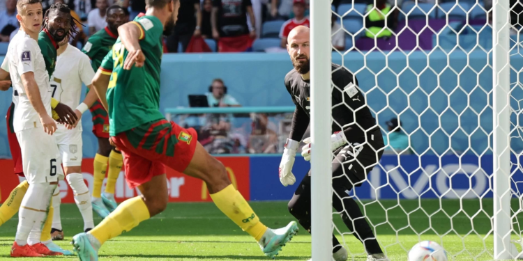 Castelletto marque contre Serbie - CM 2022