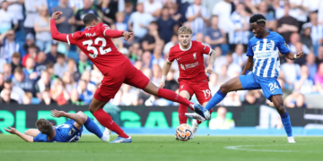 Premier League : Baleba et Brighton neutralisent Liverpool