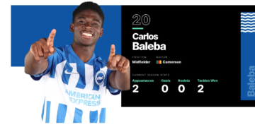 Brighton de Baleba dans la douleur contre Marseille de Mughe
