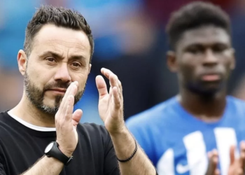 Brighton : le manager De Zerbi heureux de la prestation de Baleba