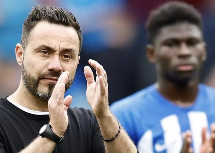 Brighton : le manager De Zerbi heureux de la prestation de Baleba