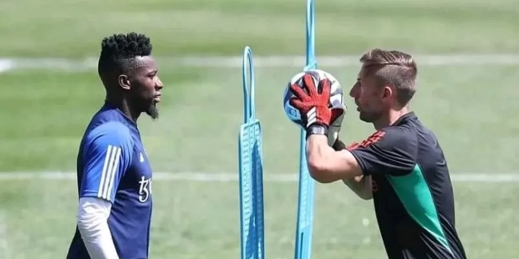 Premier League : André Onana a repris les entraînements