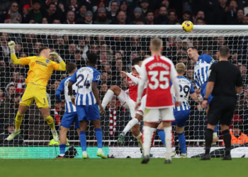 Premier League : Baleba et Brighton s'inclinent face à Arsenal