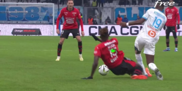Ligue 1 : Christopher Wooh voit rouge, Rennes s’incline