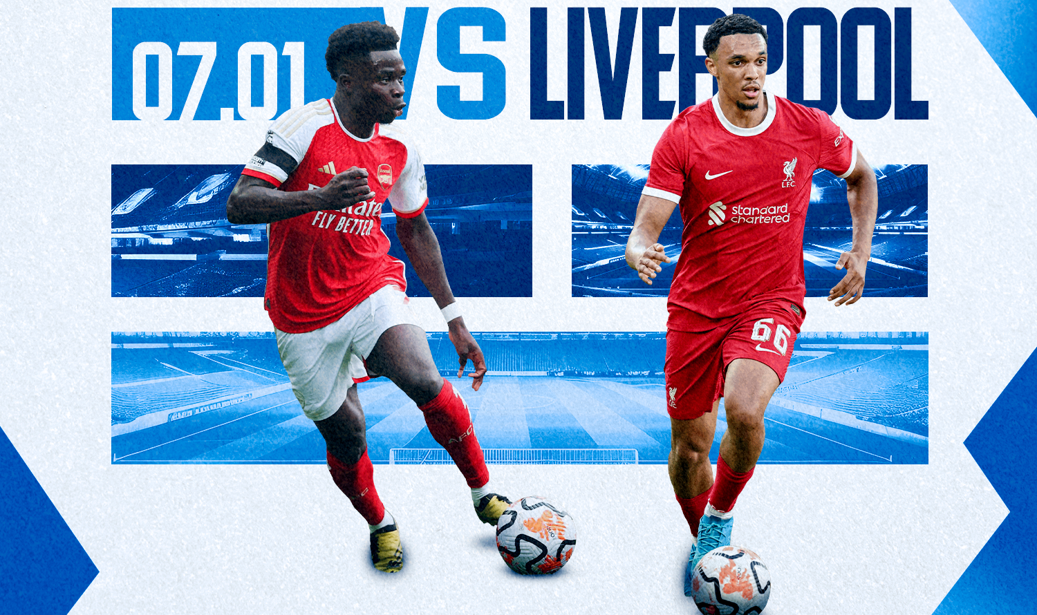 Arsenal vs Liverpool: 1xBet évalue les chances des participants du match phare de la FA Cup